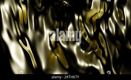 Yellow and purple neon background . Design. Bright thick blots in the animation that flow in one direction. High quality 4k footage Stock Photo