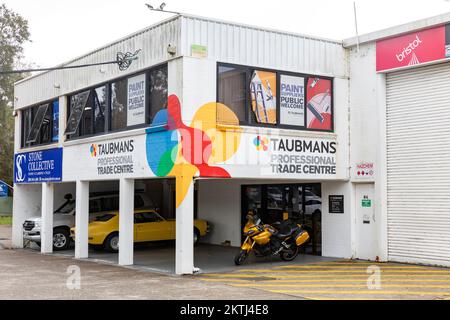 Taubmans paint store and professional trade centre in Sydney,NSW,Australia Stock Photo