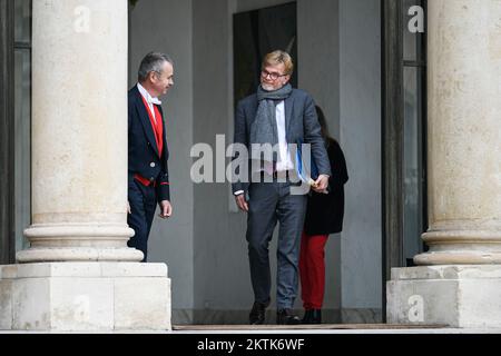 Paris, France, 29/11/2022, French Agriculture Minister Marc Fesneau after the weekly cabinet meeting at the Elysee Palace in Paris, France, on November 29, 2022. Photo by Victor Joly/ABACAPRESS.COM Stock Photo