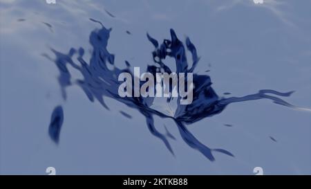 Abstract water swirl background. Design. Ripples in colorful water around vortex Stock Photo
