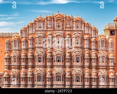 Hawa Mahal (Palace of the Winds) in Jaipur, Rajasthan, India. Stock Photo