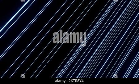 Blue and gold lasers. Design.Super-bright thin rays in the animation change positions and scatter in different directions. High quality 4k footage Stock Photo