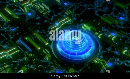 Bright colorful graphics . Motion . Different running different lines in the animation that are highlighted in different colors and filled with colors Stock Photo