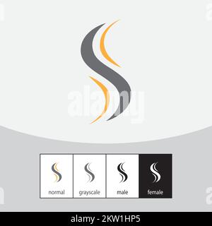 Letter S logo design vector. Vector illustration. Stock Vector