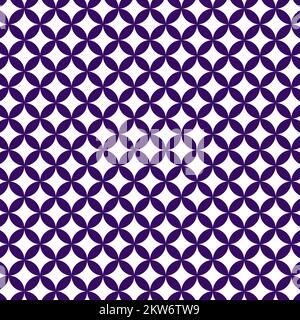 Violet Flower Of Life Sacred Geometric Pattern Vector Illustration Stock Vector