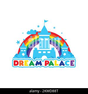 dream palace vector graphic element Stock Vector