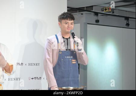 Taiwan, 29 November, 2022 Taiwanese singer of Hokkien pop Henry Hsu ...