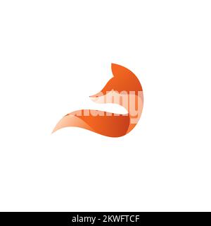 Creative fox vector designs. fox logo. fox icon Stock Vector