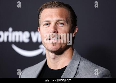 Century City, United States. 29th Nov, 2022. CENTURY CITY, LOS ANGELES, CALIFORNIA, USA - NOVEMBER 29: Michael Roark arrives at the Los Angeles Premiere Of Amazon Prime Video's 'Something From Tiffany's' held at AMC Century City 15 at Westfield Century City on November 29, 2022 in Century City, Los Angeles, California, United States. (Photo by Xavier Collin/Image Press Agency) Credit: Image Press Agency/Alamy Live News Stock Photo