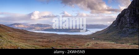 Loch Kishorn, Wester Ross in the highlands of northwest Scotland Stock Photo