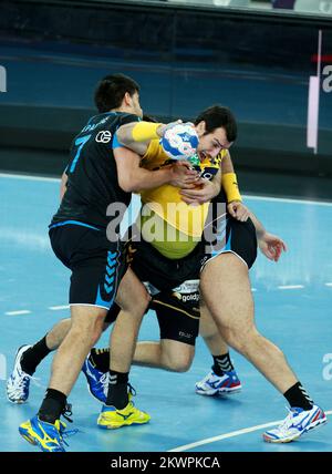 23.11.2013., Arena, Zagreb, Croatia -EHF Handball Champions League, Group A, RK Zagreb - Rhein-Neckar Lowen. Photo: Dalibor Urukalovic/PIXSELL Stock Photo