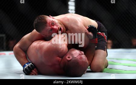 10.04.2016., Arena Zagreb, Zagreb, Croatia - UFC Fight Night 86, Igor Pokrajac vs. Jan Blachowicz.  Photo: Slavko Midzor/PIXSELL Stock Photo