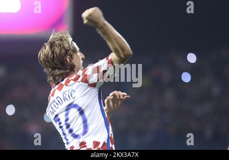 Ferro of Hajduk Split and Mislav Orsic of Dinamo Zagreb during the HT First  League match between HNK Hajduk Split and GNK Dinamo Zagreb at the Poljud  Stadium on March 12, 2022