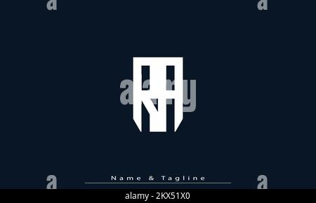 Alphabet letters Initials Monogram logo RA , AR Stock Vector