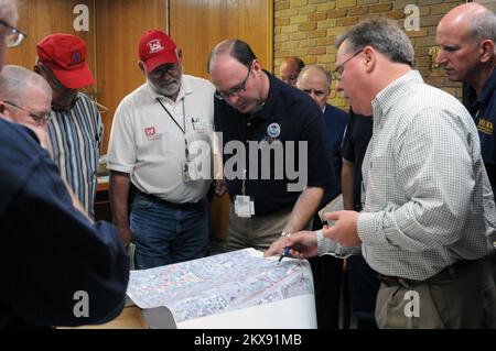 Public Assistance Debris Meeting, Yazoo County in Mississippi. Mississippi Severe Storms, Tornadoes, and Flooding. Photographs Relating to Disasters and Emergency Management Programs, Activities, and Officials Stock Photo