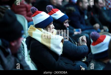 23.11.2018., Lillie, France - Davis Cup Final between France and Croatia at stadium Pierre-Mauroy in Lille, France, Jo-Wilfred Tsonga vs Marin Cilic. Fans Photo: Sanjin Strukic/PIXSELL Stock Photo