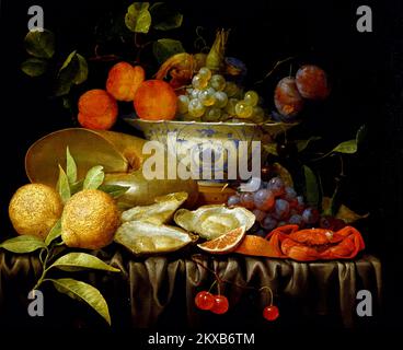 Still Live Cornelis DE Heem 1631-1695 Leiden Antwerpen  The, Netherlands, Dutch, Belgian, Belgium, Flemish, Stock Photo