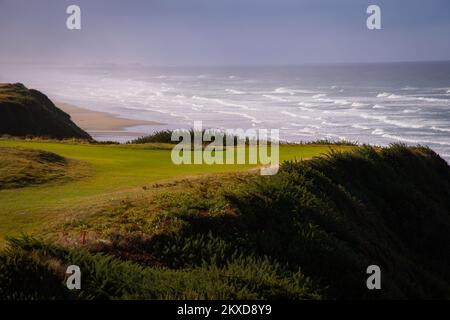 Bandon Dunes Golf Resort in Southern Oregon Stock Photo