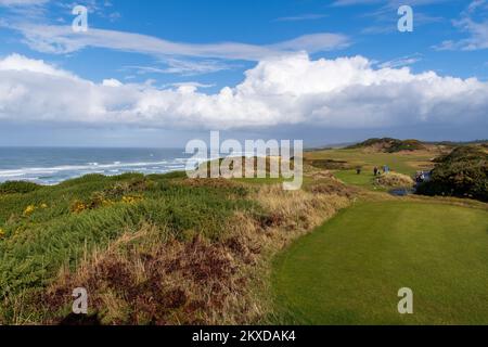 Bandon Dunes Golf Resort in Southern Oregon Stock Photo