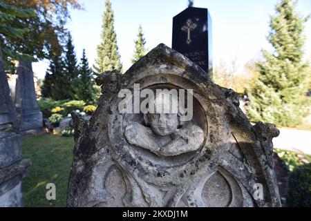 01.11.2019., Varazdin - Commemoration of All Saints Day on the Varazdin cemetery. Varazdin cemetery is considered to be the most beautiful cemetery in Croatia but also in Europe. Photo: Vjeran Zganec Rogulja/PIXSELL Stock Photo