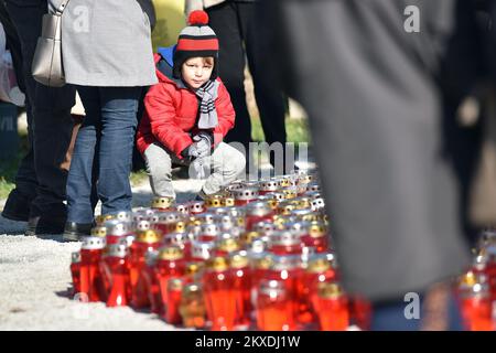 01.11.2019., Varazdin - Commemoration of All Saints Day on the Varazdin cemetery. Varazdin cemetery is considered to be the most beautiful cemetery in Croatia but also in Europe. Photo: Vjeran Zganec Rogulja/PIXSELL Stock Photo