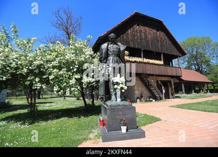 04.05.2020., Kumrovec, Croatia - Museum â€Staro seloâ€ Kumrovec, is a unique museum in the country that shows the authentic look of Zagorje villages, peopleâ€™s way of life, as well as customs and crafts that were part of the everyday life of ordinary peasants from this region, at the beginning of the 20th century. Photo: Slavko Midzor/PIXSELL Stock Photo