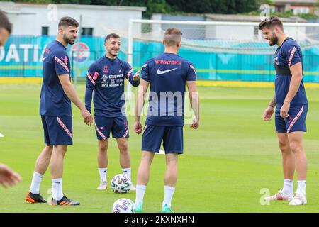 Josko Gvardiol Of Croatia During The Training Session At Training josko-gvardiol-of-croatia-during-the-training-session-at-training
