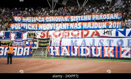 Hajduk Split x Dinamo Zagreb Torcida Split hoje no clássico croata