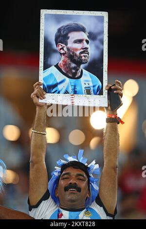 Fifa World Cup Qatar 2022 Lionel Messi Argentina Sports Poster