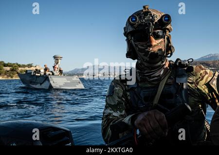 A U.S. Naval Special Warfare Combatant-Craft Crewmen With Special Boat ...