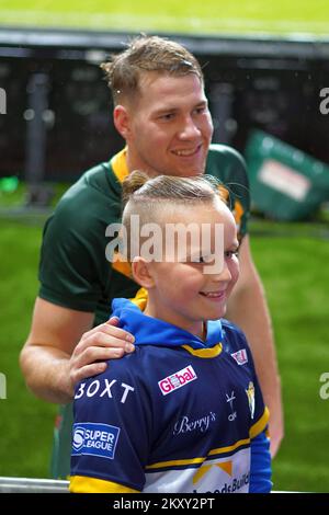 Rugby League World Cup 2021, Australia v Scotland supporters Stock Photo