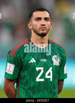 Mexico's Luis Chavez before the FIFA World Cup Group C match at the Lusail Stadium in Lusail, Qatar. Picture date: Wednesday November 30, 2022. Stock Photo