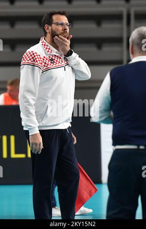 Croatia Head Coach Cedric Enard during CEV European League Final Four ...