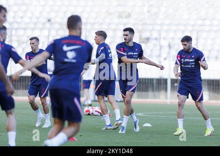 Poljud Stadium, in Split, Croatia, on February 28, 2023. Kresimir