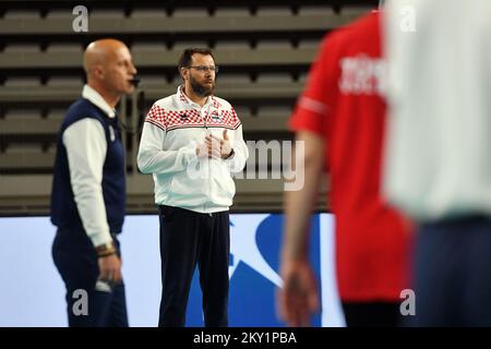 Croatia Head Coach Cedric Enard during CEV European League Final Four ...