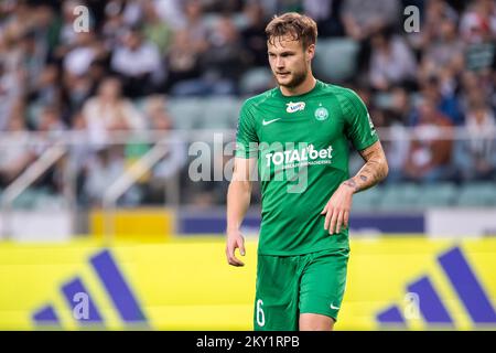 Warsaw, Poland. 08th Oct, 2022. Maciej Zurawski of Warta seen during the Polish PKO Ekstraklasa League match between Legia Warszawa and Warta Poznan at Marshal Jozef Pilsudski Legia Warsaw Municipal Stadium. Final score; Legia Warszawa 1:0 Warta Poznan. (Photo by Mikolaj Barbanell/SOPA Images/Sipa USA) Credit: Sipa USA/Alamy Live News Stock Photo