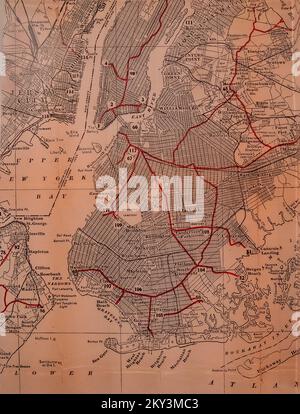 Map of Brooklyn, New York Stock Photo - Alamy