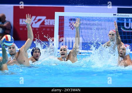 Rino Buric of Croatian water polo team,during preparations before World ...