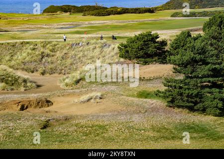 Bandon Dunes Golf Resort in Southern Oregon Stock Photo