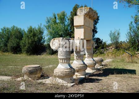 Sito Archeologico di Metaponto, Basilicata Region, Matera Province, Italy, Metaponto Stock Photo