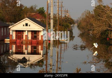 Hurricane Wilma, New Orleans, LA, September 3, 2005 - Neighborhoods throughout the area remain flooded as a result of Hurricane Katrina. Jocelyn Augustino/FEMA Stock Photo
