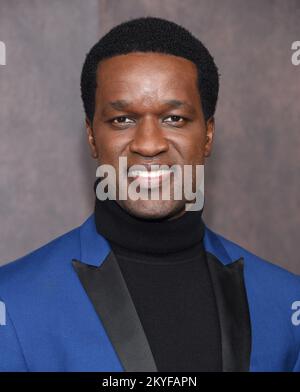 Westwood, USA. 30th Nov, 2022. Gilbert Owuor arriving to the premiere of Apple Original Films “Emancipation” held at The Regency Village Theatre in Westwood, CA on November 30, 2022. © Lisa OConnor/AFF-USA.com Credit: AFF/Alamy Live News Stock Photo