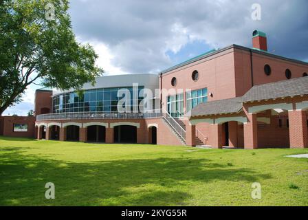 Hurricane/Tropical Storm - Bay St. Louis, Miss. , August 21, 2010 -- Repairs to St. Stanislaus College Preparatory School's Student Union Building are now complete. FEMA provided 90 percent of the grant. The entire first floor received water damage and many of the exterior and interior walls were lost during Hurricane Katrina. Stock Photo