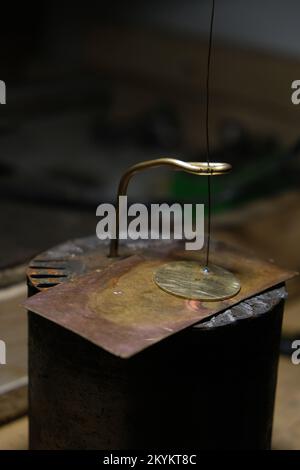 Close-up, Metal Engraving Tools, Watchmaker Engraver Work Desk