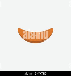 Potato Slices Icon. Fast Food Concept, Cartoon. Vector illustration Stock Vector