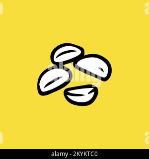 Potato slices isolated on background. - Vector. Vector illustration Stock Vector