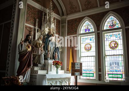 Schulenberg Painted Churches in Central Texas Stock Photo