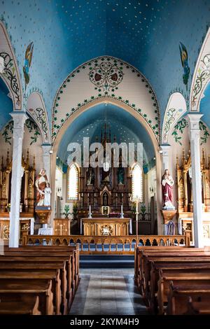 Schulenberg Painted Churches in Central Texas Stock Photo