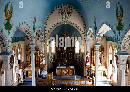 Schulenberg Painted Churches in Central Texas Stock Photo