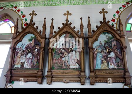 Schulenberg Painted Churches in Central Texas Stock Photo